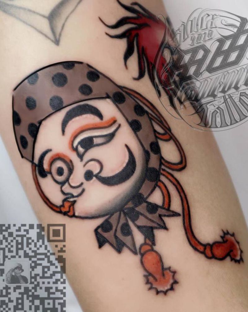 小护身符纹身图片_手臂Old School纹身图案