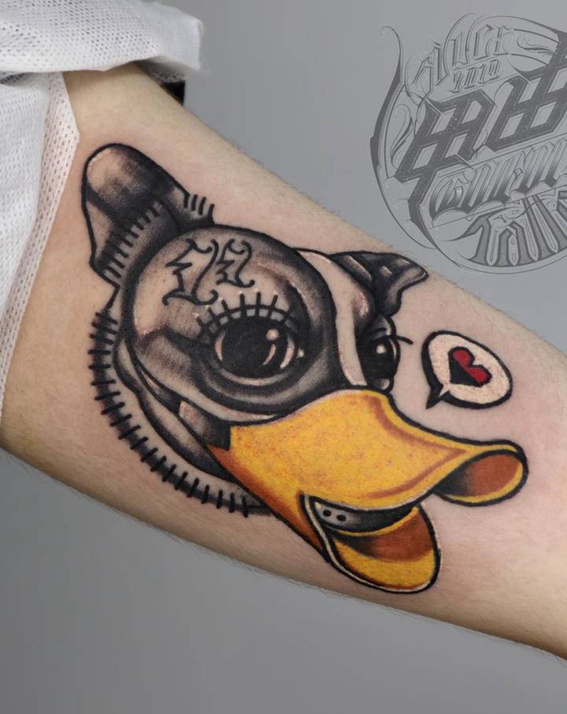 不管怎样都希望它一切安好纹身图片_手臂Old School纹身图案