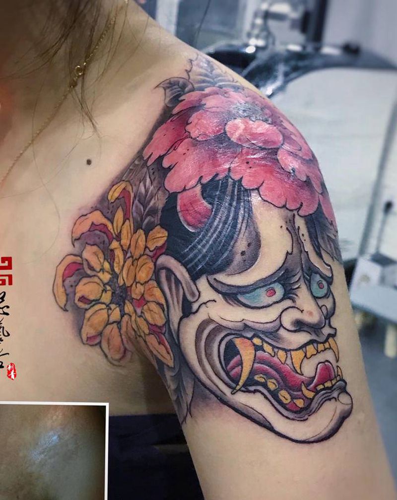 遮盖  般配纹身图片_手部手臂新传统老传统纹身图案