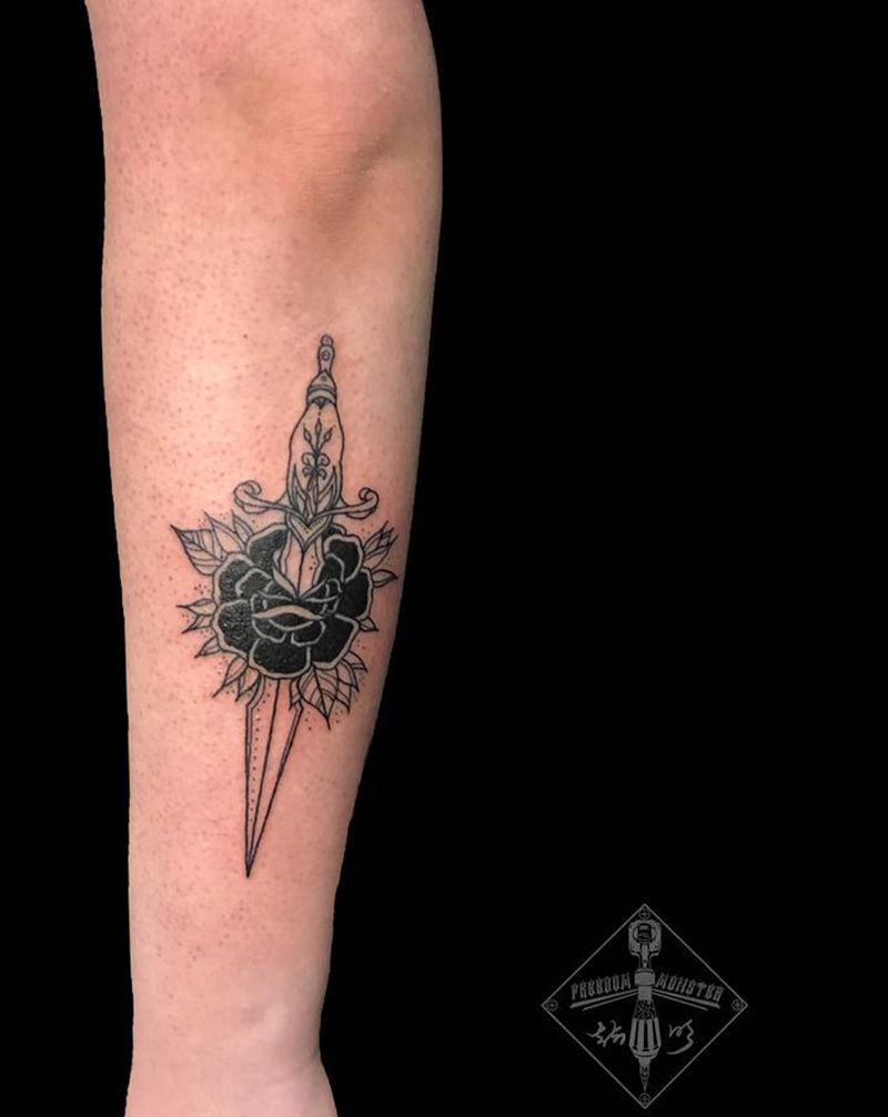 看图纹身图片_Old School纹身图案