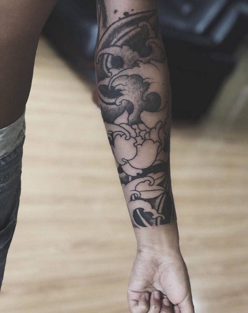 湘西瞳画纹身图片_手臂纹身图案