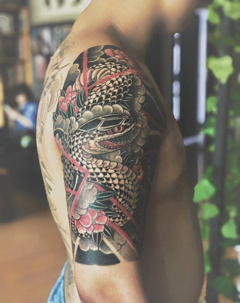 湘西瞳画纹身图片_手臂纹身图案