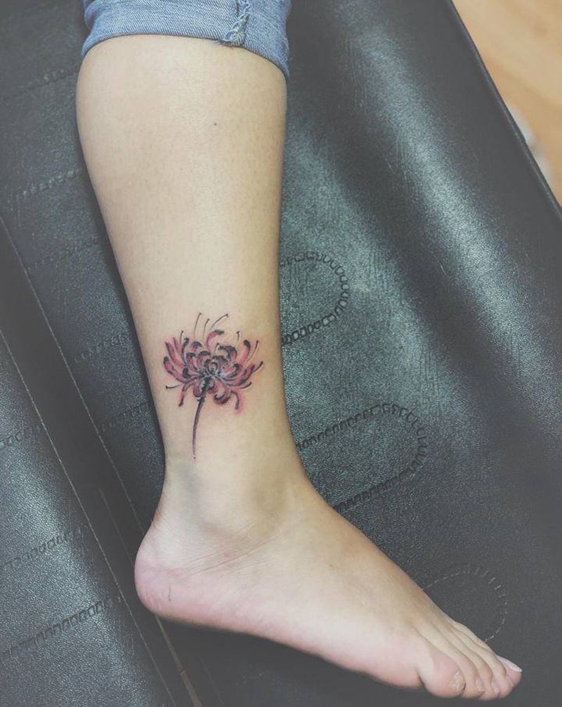 修改作品纹身图片_脚部纹身图案