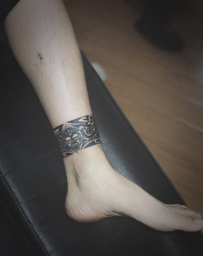 湘西瞳画刺青纹身图片_脚部纹身图案