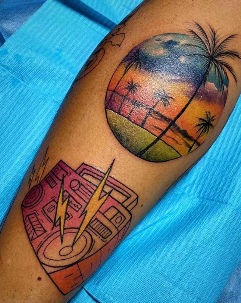 欧美范纹身图片_脚部手臂纹身图案