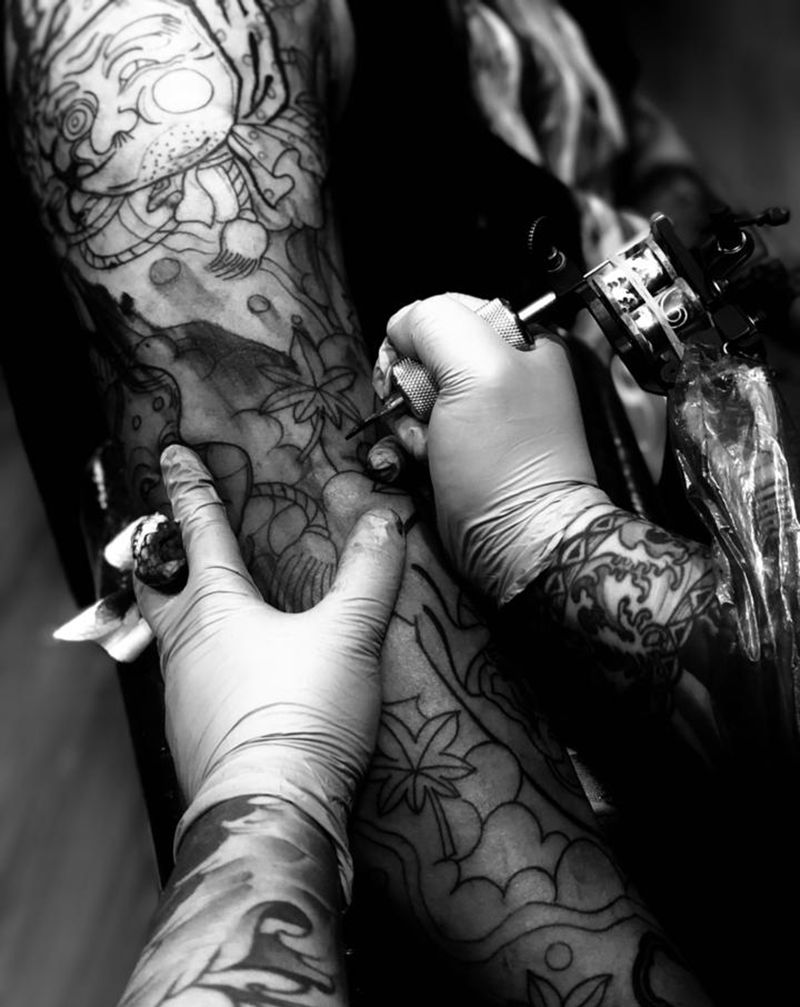 湘西瞳画刺青纹身图片_手臂纹身图案