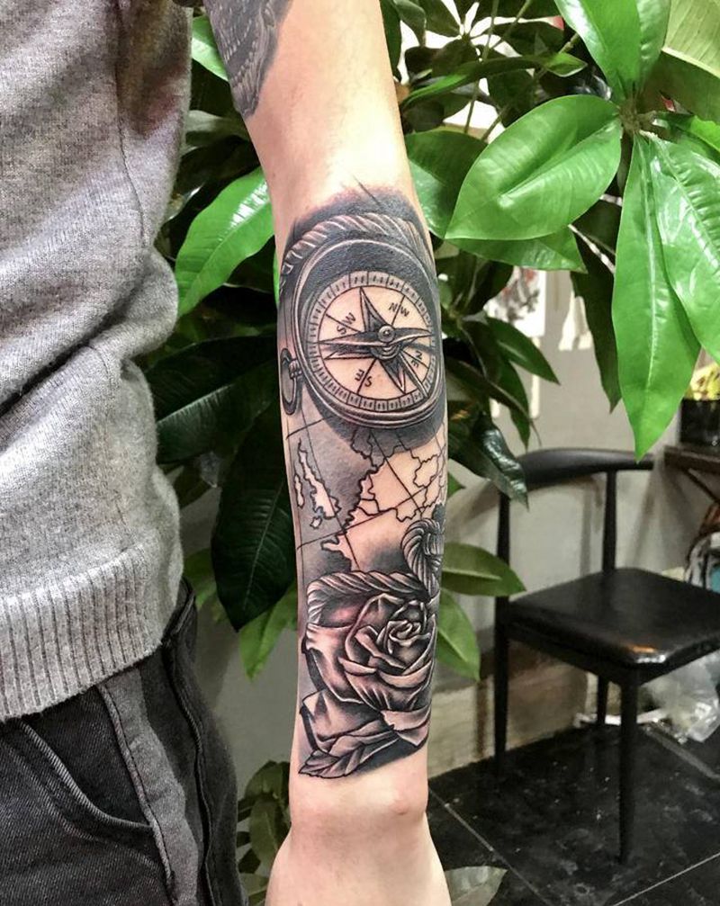 欧美范纹身图片_手臂纹身图案