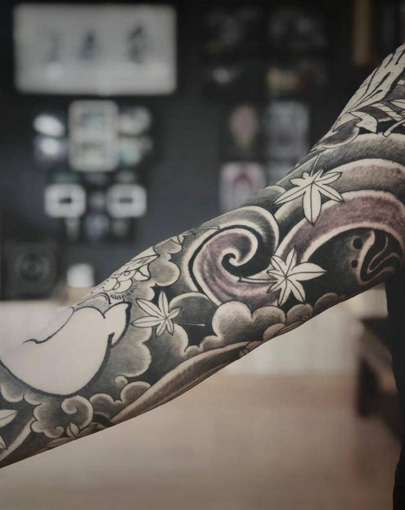 湘西瞳画刺青纹身图片_手臂纹身图案