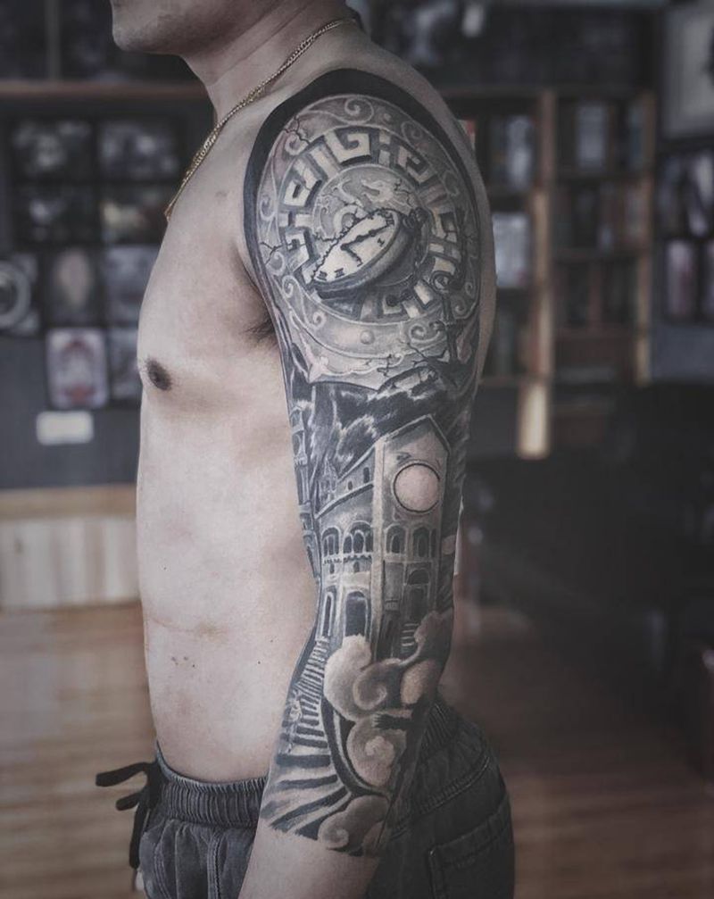 湘西瞳画刺青纹身图片_手臂纹身图案