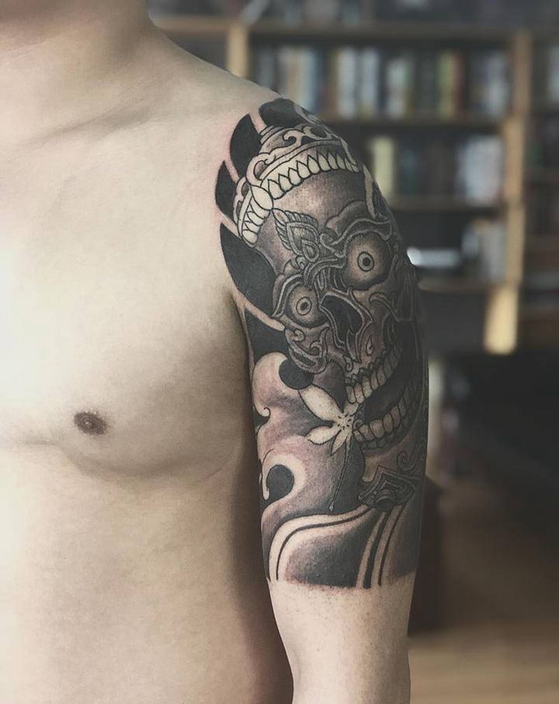 湘西瞳画刺青纹身图片_手臂纹身图案