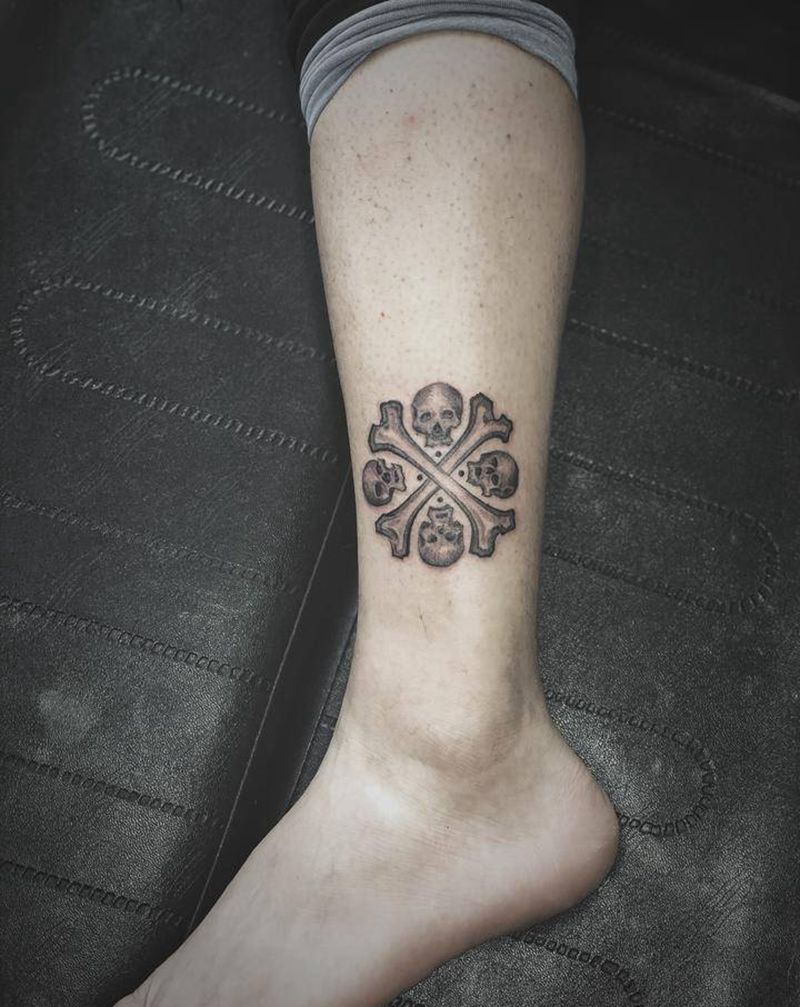 湘西瞳画刺青纹身图片_腿部纹身图案