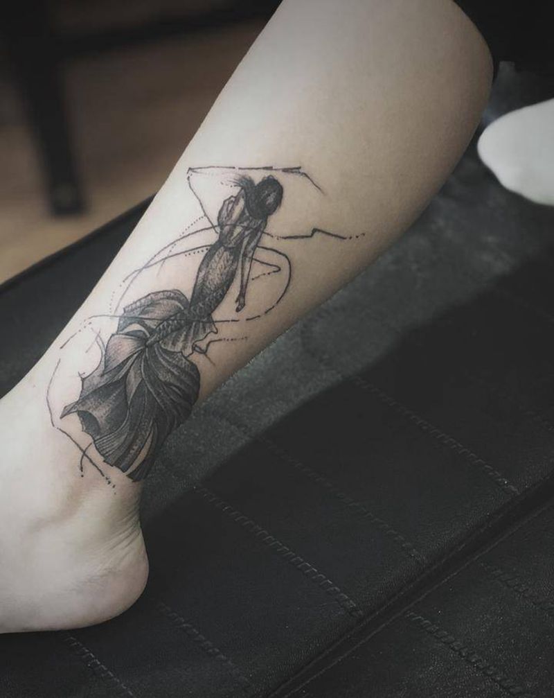 湘西瞳画刺青纹身图片_脚部纹身图案