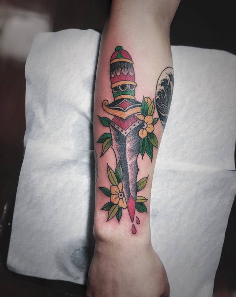 湘西瞳画刺青纹身图片_手臂纹身图案