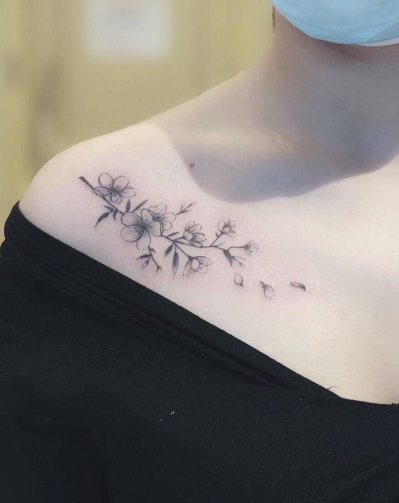 湘西瞳画刺青纹身图片_肩部纹身图案