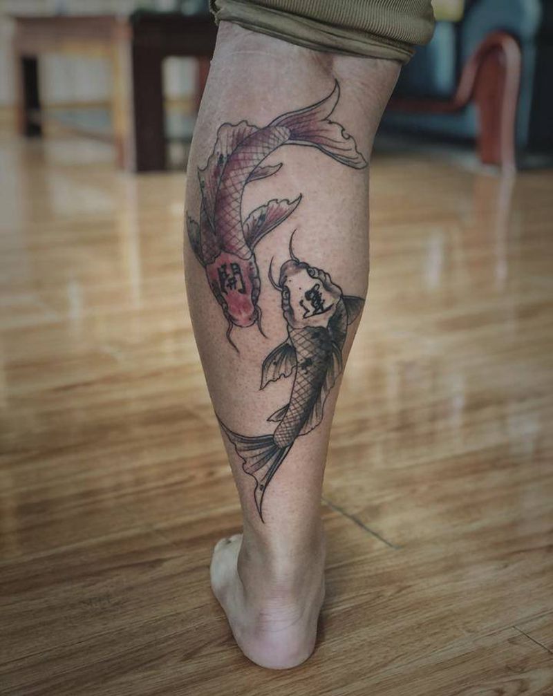 湘西瞳画刺青纹身图片_腿部纹身图案