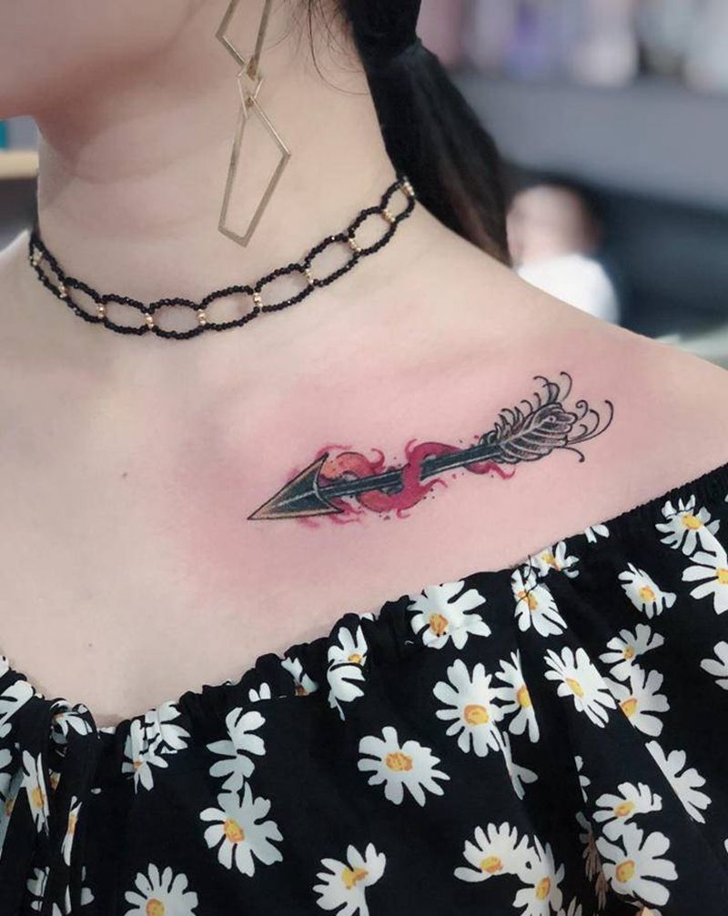 湘西瞳画刺青纹身图片_胸部纹身图案