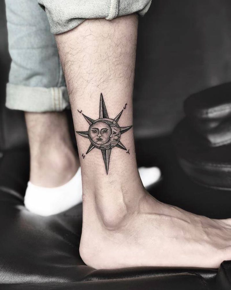 湘西瞳画刺青纹身图片_脚部纹身图案