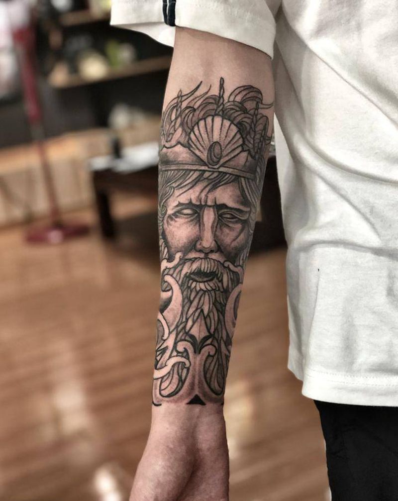 湘西瞳画刺青纹身图片_手臂纹身图案