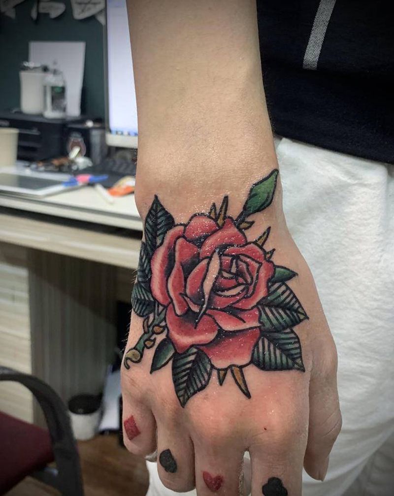 拼接oldschool纹身图片_Old School纹身图案