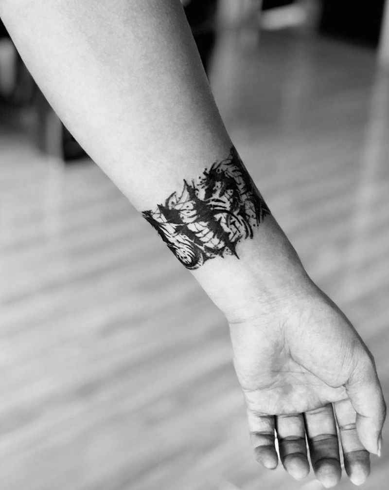 湘西纹身吉首纹身瞳画刺青纹身图片_手臂手部纹身图案