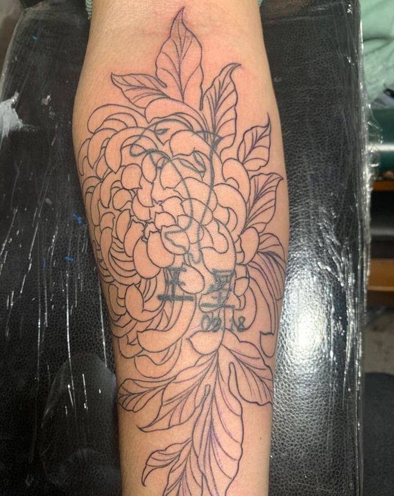 盖旧图纹身图片_手臂新传统纹身图案