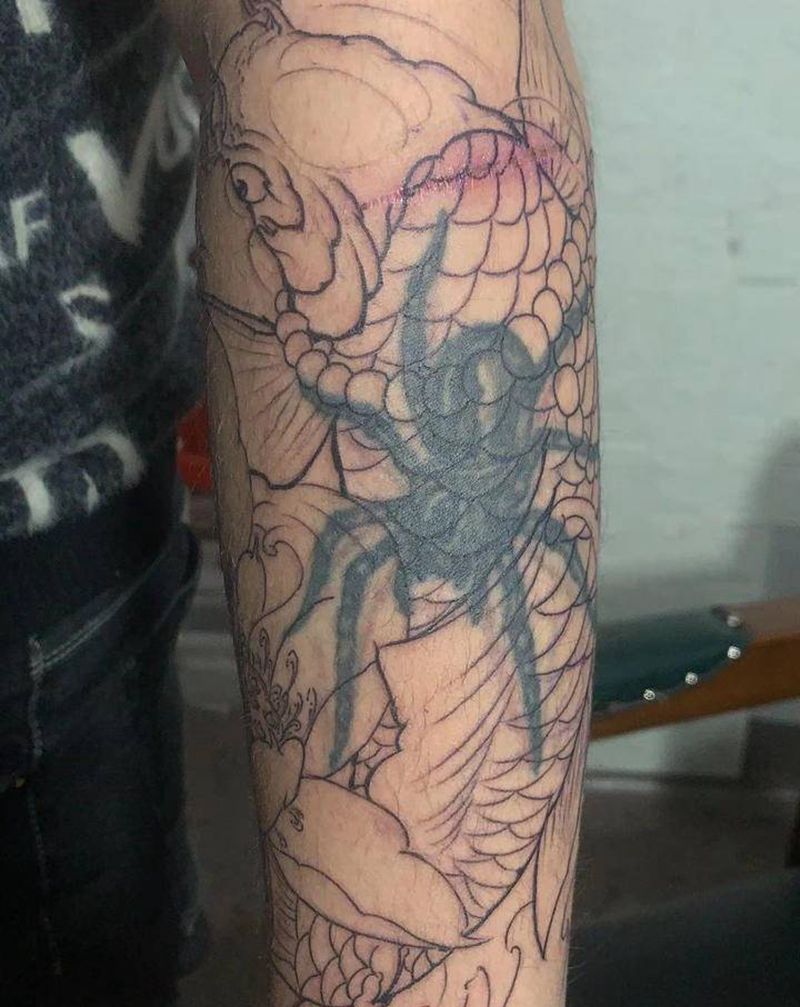 盖旧图纹身图片_手臂老传统纹身图案