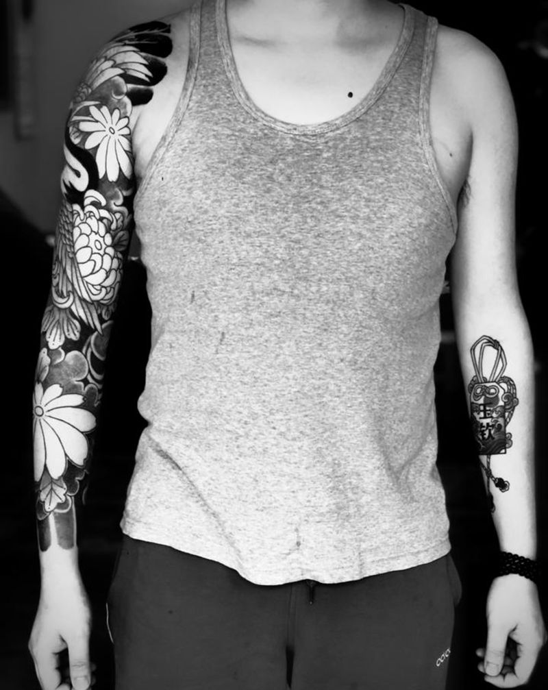 吉首纹身湘西瞳画刺青纹身图片_手臂纹身图案