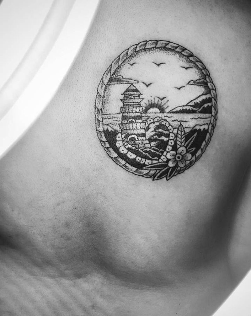 湖南吉首纹身瞳画刺青纹身图片_Old School纹身图案