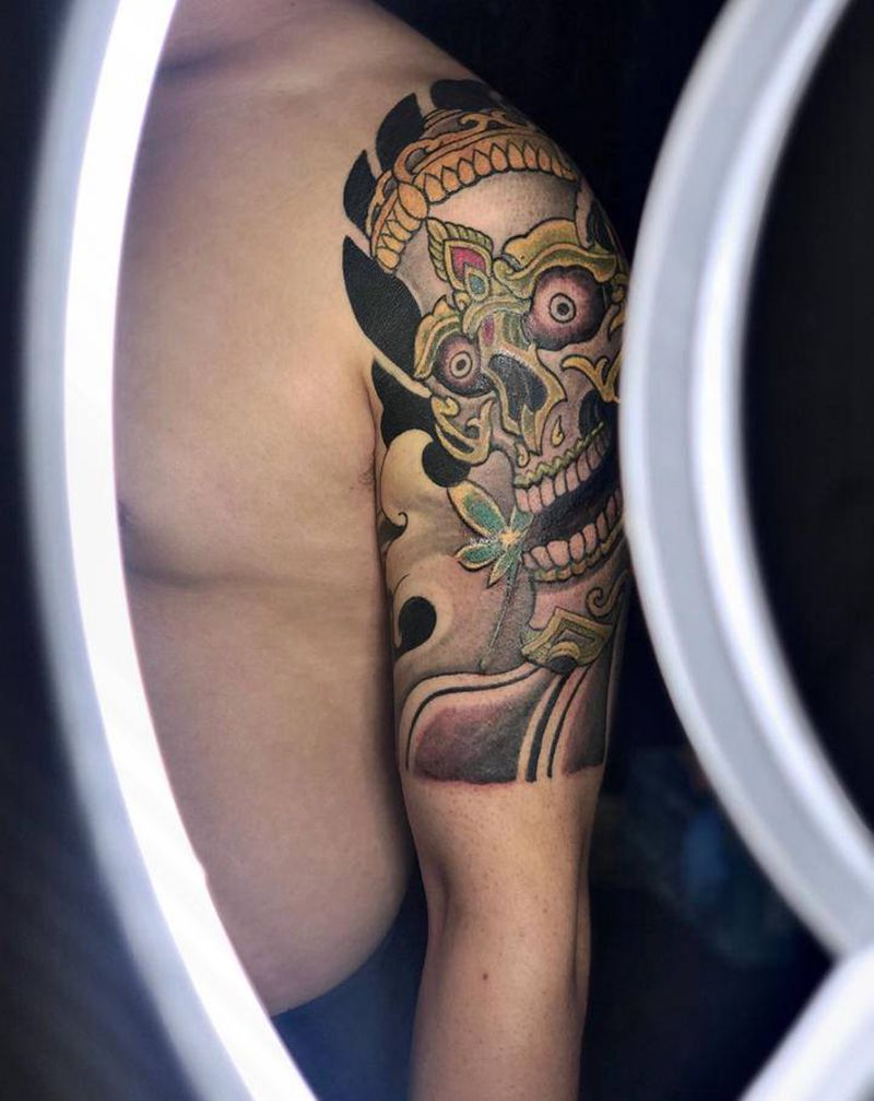 吉首纹身瞳画刺青纹身图片_手臂纹身图案