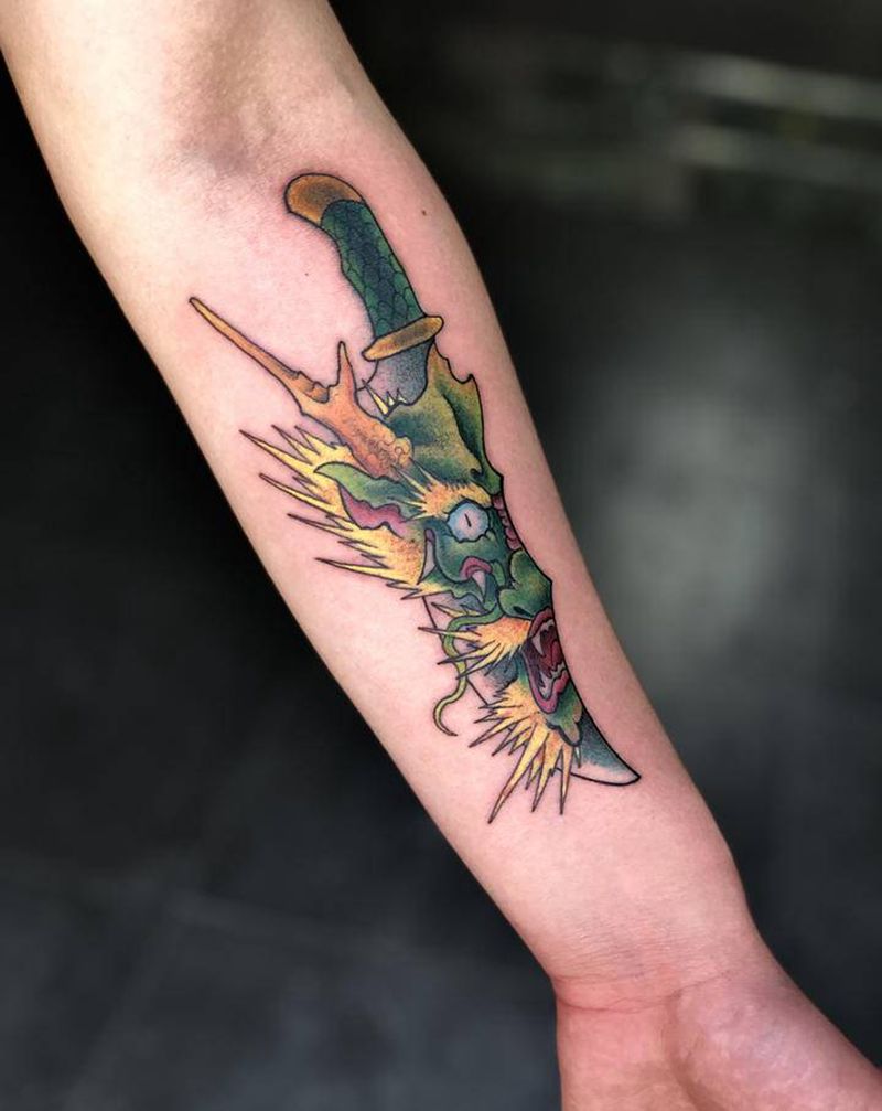 湘西瞳画刺青纹身图片_手臂纹身图案