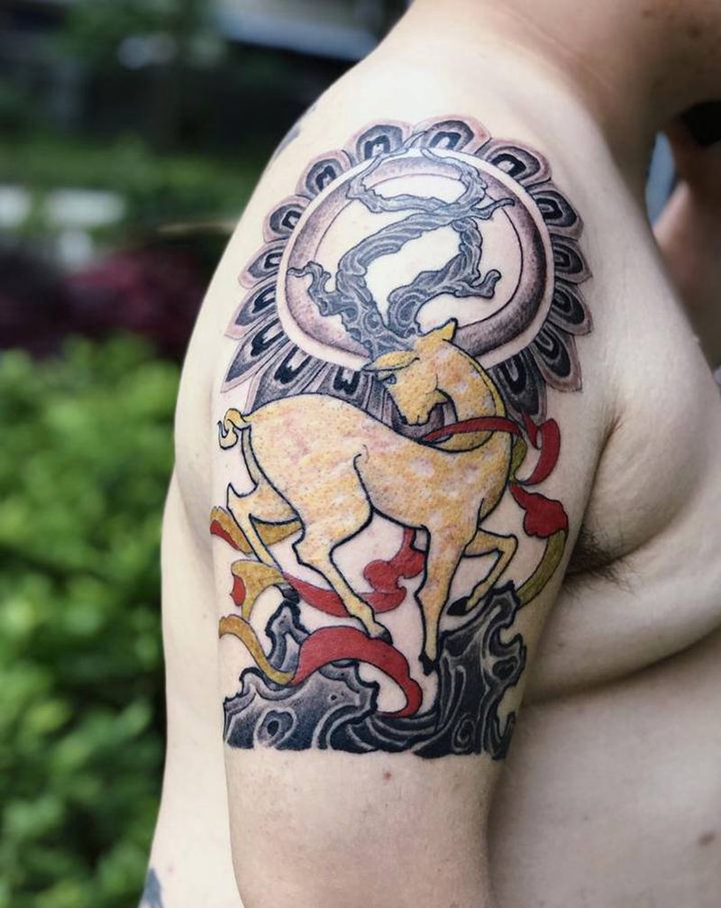 湘西瞳画刺青纹身图片_新传统纹身图案