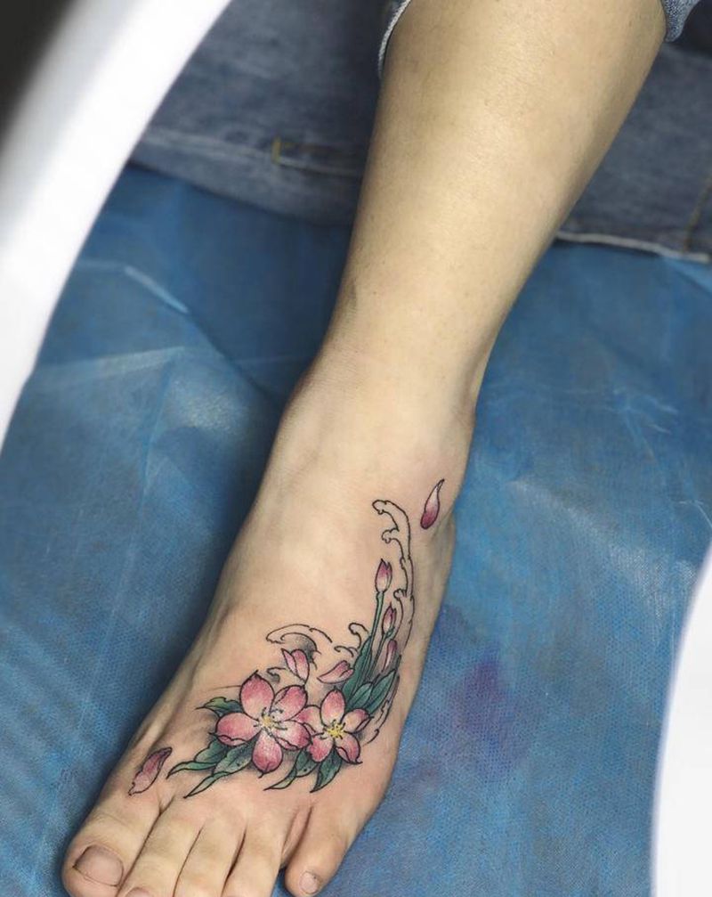 修改作品纹身图片_脚部纹身图案