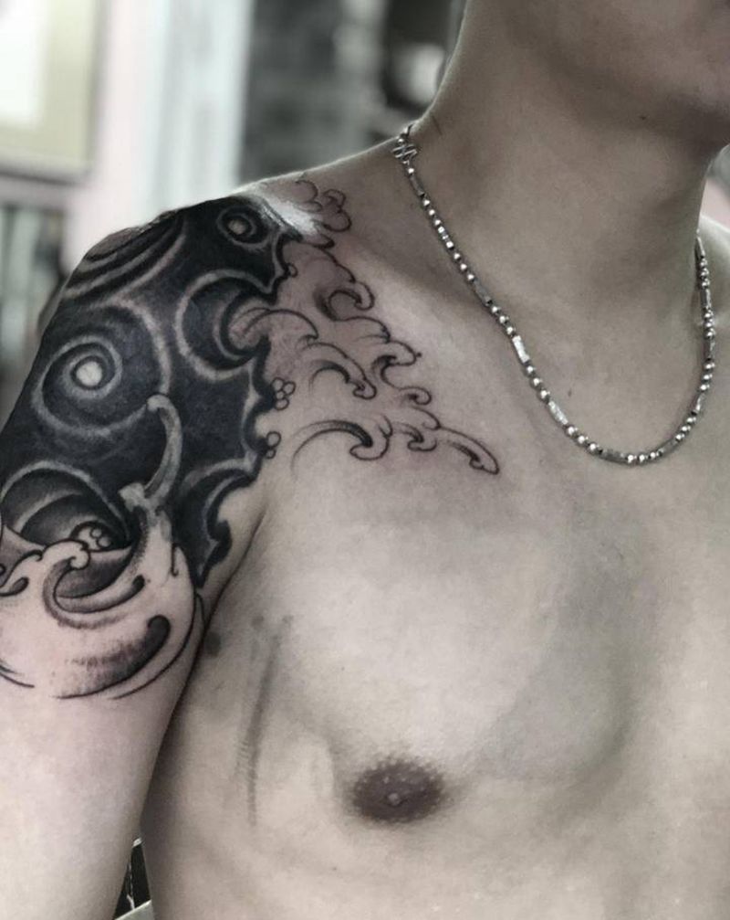 遮盖作品纹身图片_手臂纹身图案