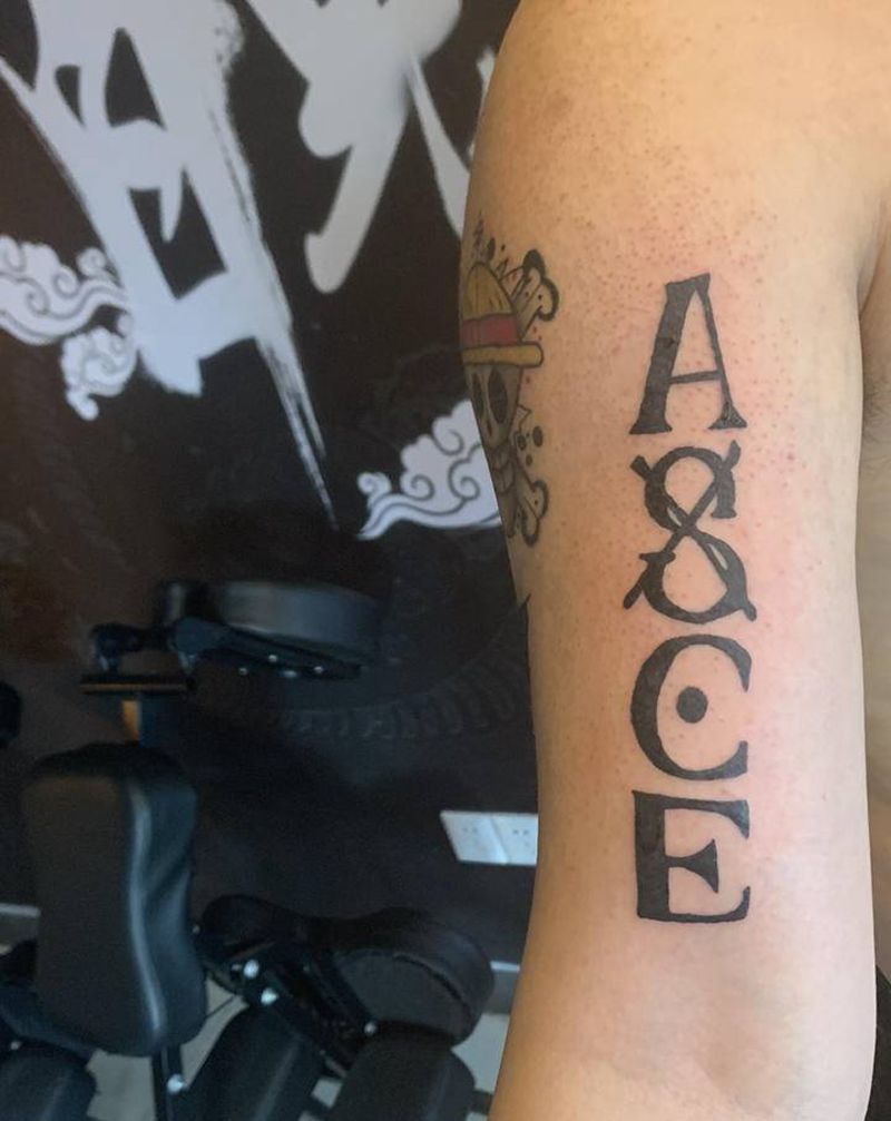 海贼王纹身图片_手臂纹身图案