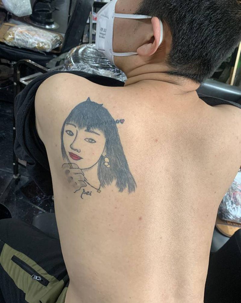 遮盖修改系列纹身图片_背部纹身图案