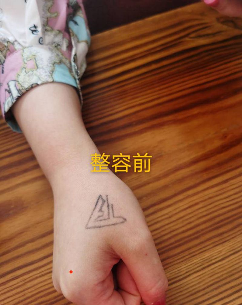 整容作品！纹身图片_手部水墨水彩纹身图案