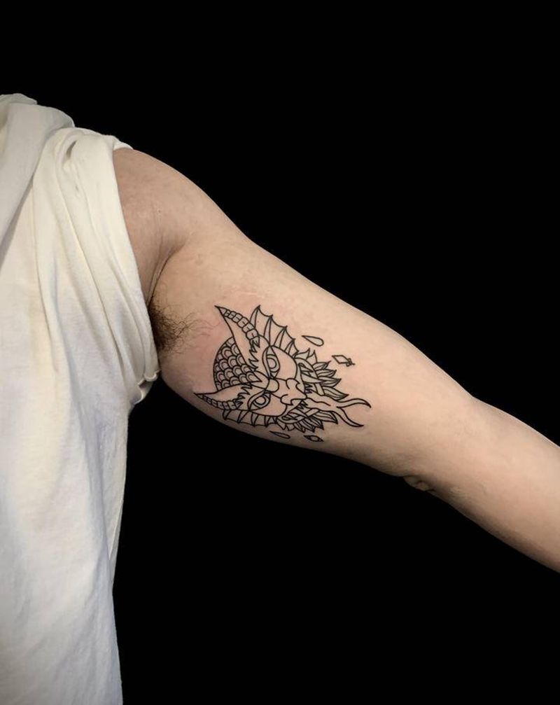 old school  未完成纹身图片_手臂Old SchoolNew School纹身图案