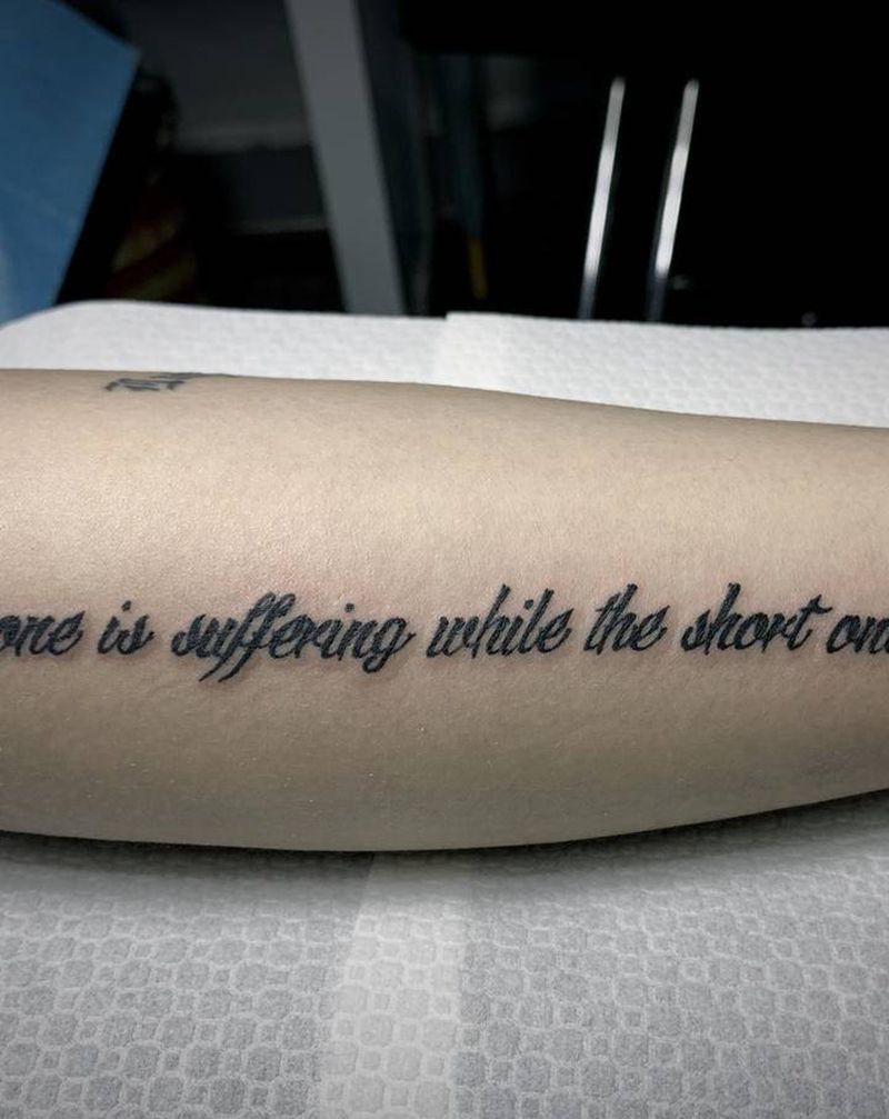 英文纹身图片_手臂纹身图案