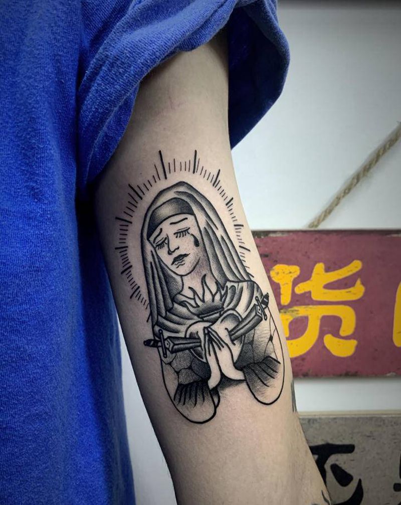 Old  school纹身图片_手臂Old School纹身图案