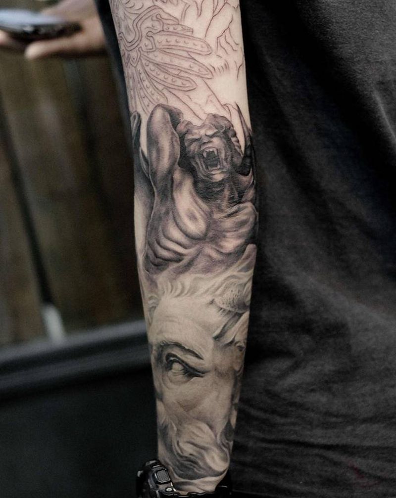 欧美纹身图片_手臂纹身图案