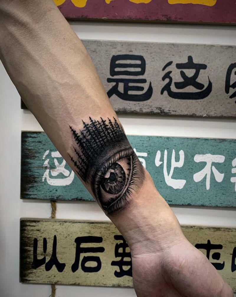 欧美 遮盖  价优纹身图片_手臂欧美写实纹身图案