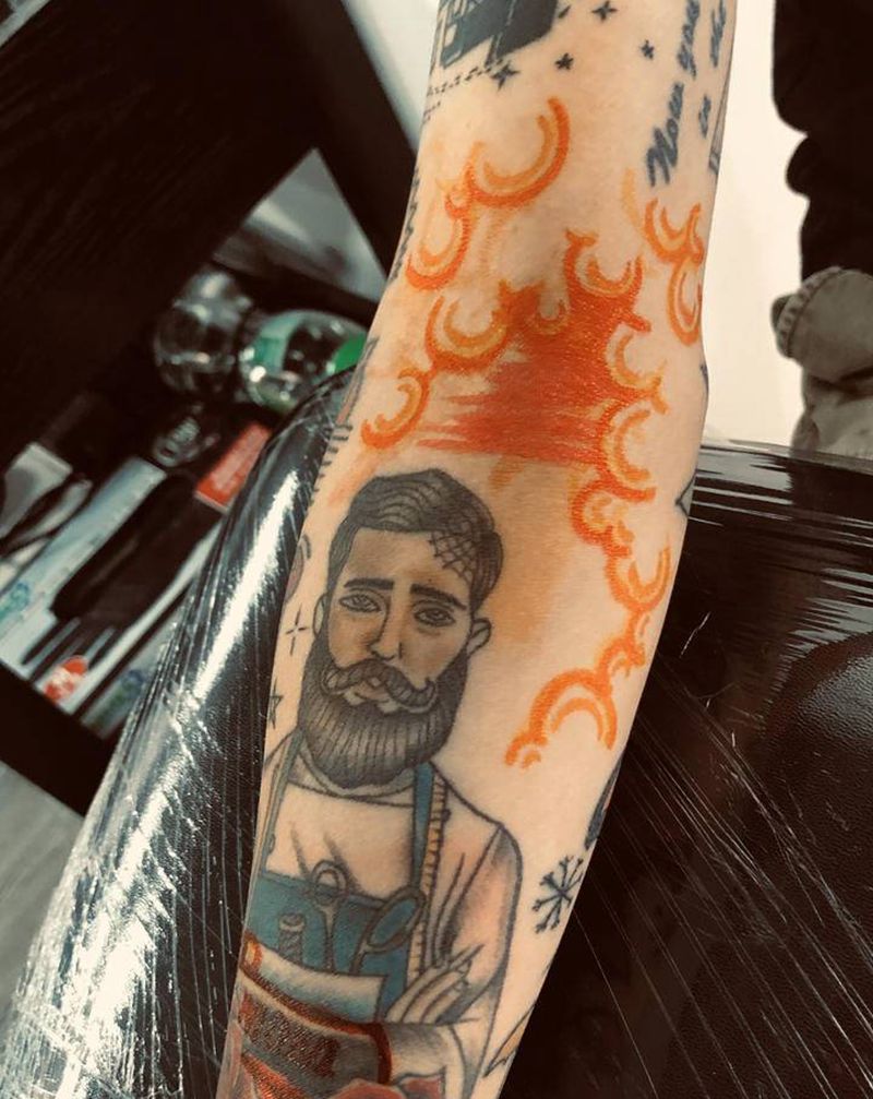 school纹身图片_手臂Old School纹身图案