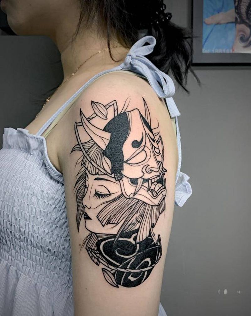 遮盖纹身图片_手臂新传统Old School纹身图案