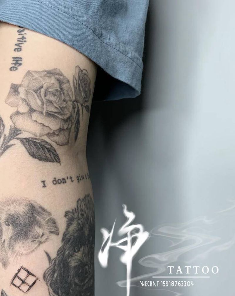 填空小纹身纹身图片_手臂手部欧美写实几何玫瑰花帆船纹身图案