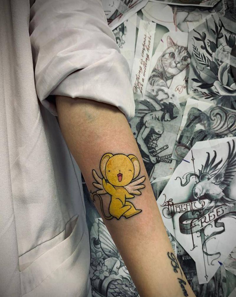 小可爱纹身图片_手部New School纹身图案