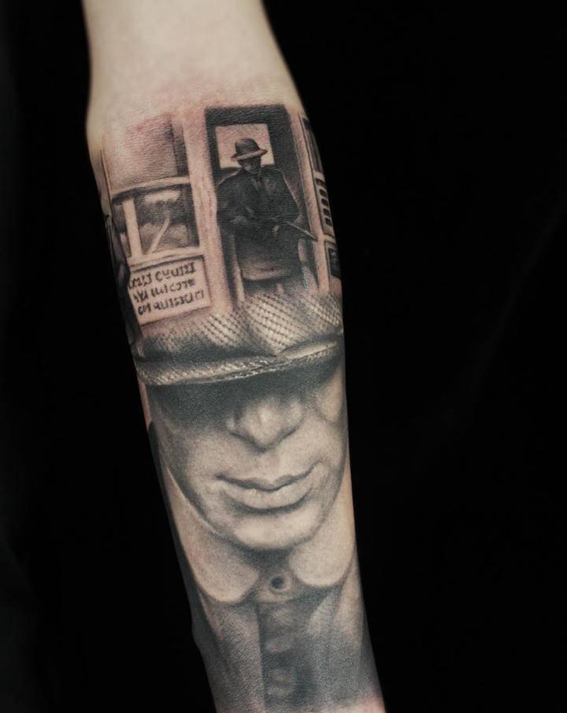 《浴血黑帮》纹身图片_手部影视素材纹身图案