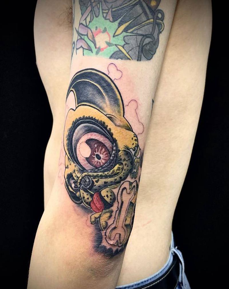 new school 未完成纹身图片_手臂New School纹身图案