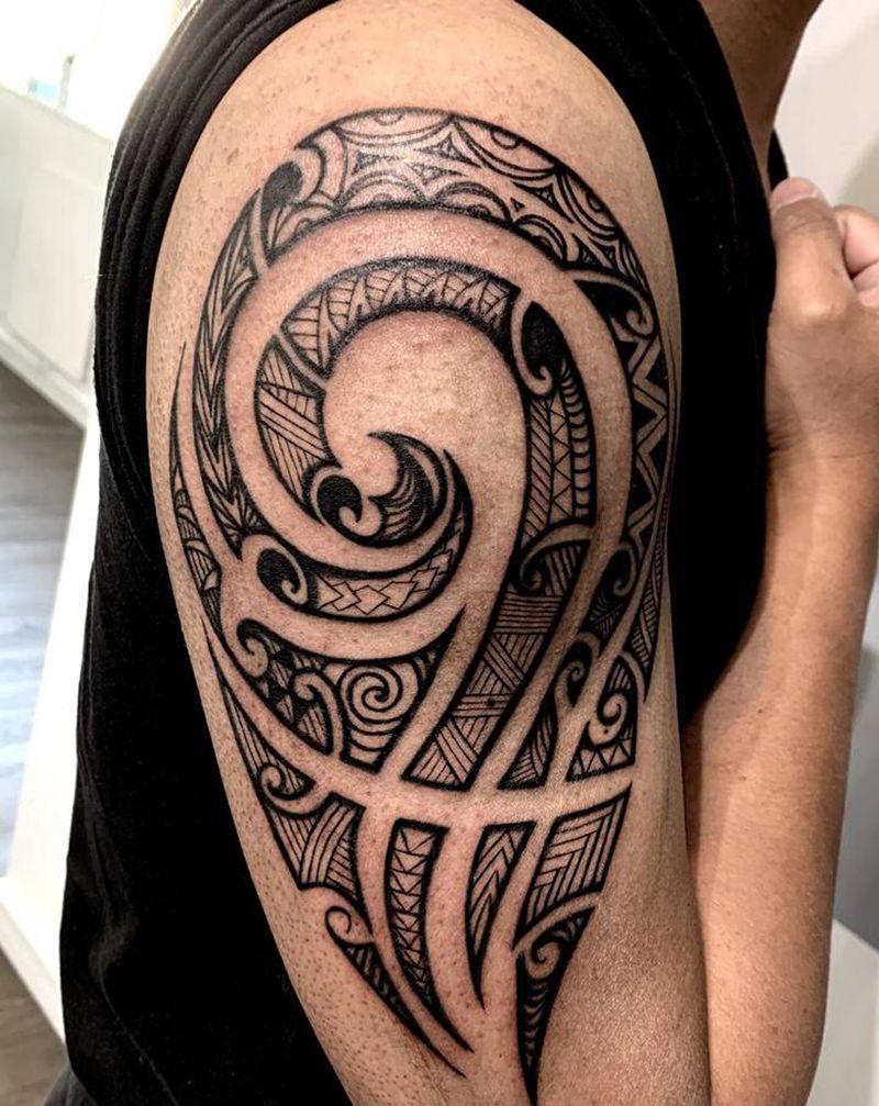 图腾纹身图片_手臂图腾图腾毛利文化纹身图案