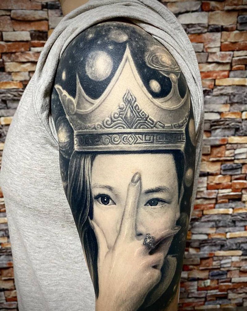 【永恒】纹身图片_手臂手部欧美写实纹身图案