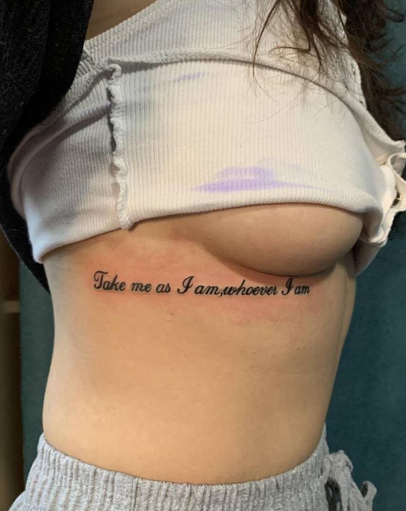 英文纹身图片_胸部纹身图案